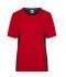 Damen Ladies' Workwear T-Shirt - COLOR - Red/navy 8534