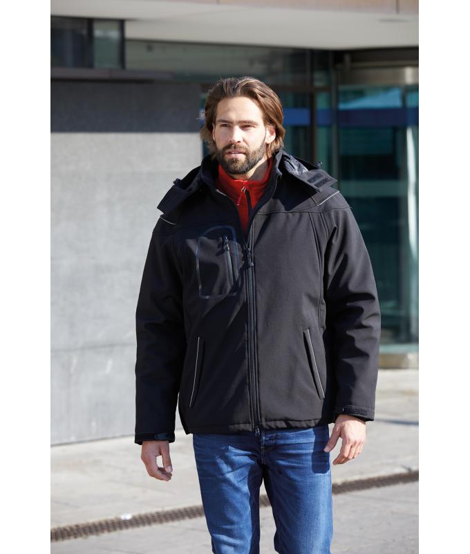 Men Men's Winter Softshell Jacket Navy 7259