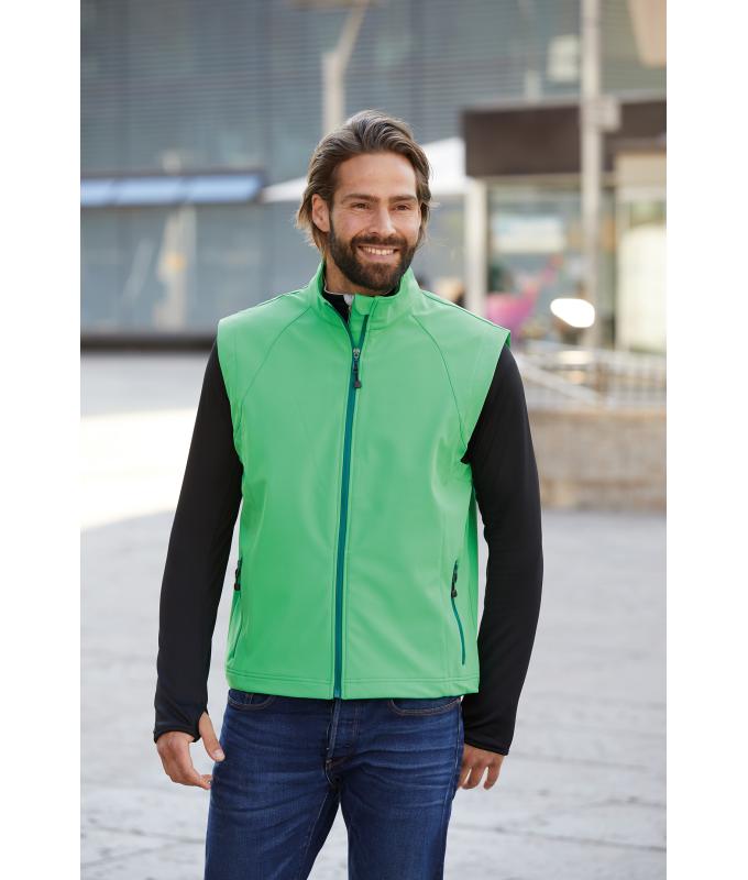 Herren Men's Softshell Vest Off-white 7283