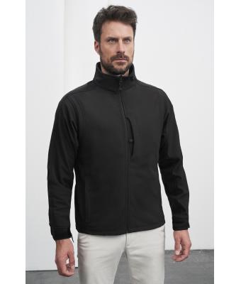 Herren Men's Softshell Jacket Black 7306