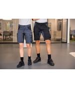 Unisex Workwear Stretch-Bermudas Slim Line GRS & OCS Blended Navy/carbon 10524