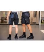Unisex Workwear Stretch-Bermudas Slim Line GRS & OCS Blended Navy/carbon 10524