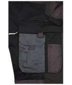Unisex Workwear Stretch-Pants Slim Line GRS & OCS Blended Black/carbon 10431