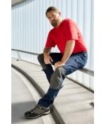 Unisex Workwear Pants 4-Way Stretch Slim Line Carbon 10432