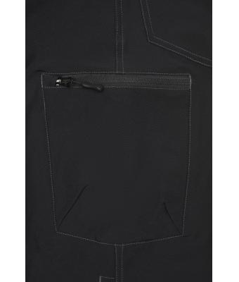 Unisex Workwear Pants 4-Way Stretch Slim Line Black 10432