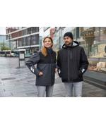 Unisex Padded Hardshell Workwear Jacket GRS Navy/carbon 10434