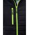 Men Men's Hybrid Jacket   GRS Black/neon-orange 10440