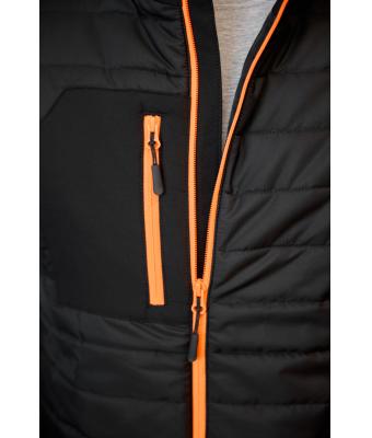 Herren Men's Hybrid Vest   GRS Black/neon-orange 10442