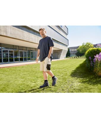 Herren Men's Workwear T-Shirt - STRONG -   GRS & OCS Blended Dark-green/black 10443