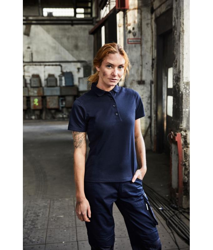 Damen Ladies' Workwear Polo - STRONG - Navy/navy 10444