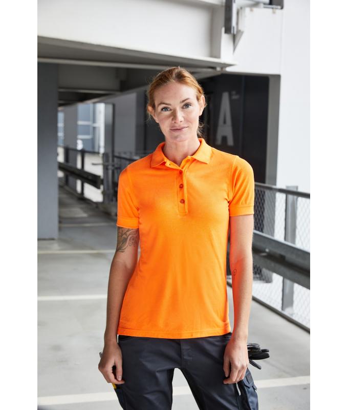 Damen Ladies' Signal Workwear Polo Neon-orange 10448