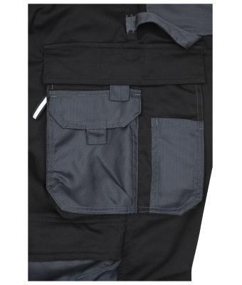 Unisex Workwear Pants Slim Line  - STRONG -   GRS & OCS Blended Carbon/black 10430