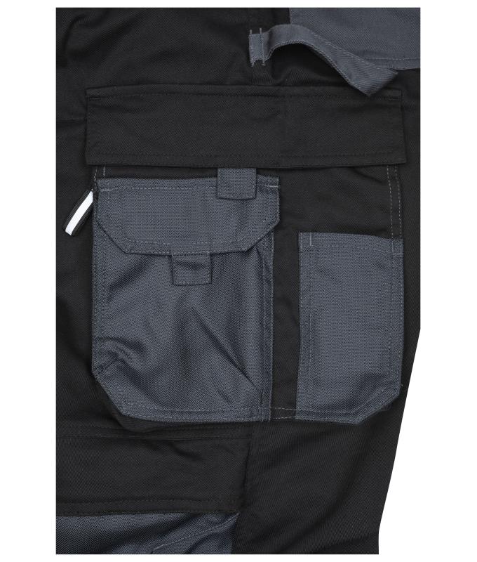 Unisex Workwear Pants Slim Line - STRONG - GRS & OCS Blended Dark-green/black 10430