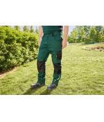 Unisex Workwear Pants Slim Line - STRONG - GRS & OCS Blended Dark-green/black 10430