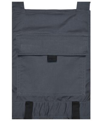 Unisex Workwear Pants with Bib - STRONG -   GRS Black/carbon 10437