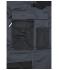 Unisex Workwear Pants with Bib - STRONG -   GRS Stone/black 10437