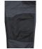Unisex Workwear Pants with Bib - STRONG -   GRS Stone/black 10437