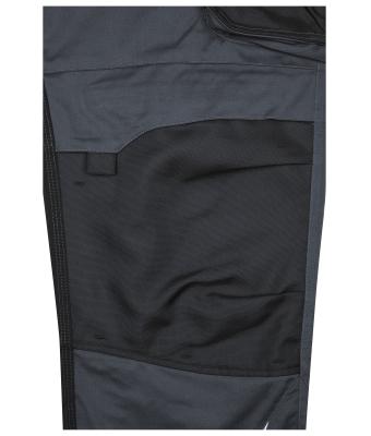 Unisex Workwear Pants with Bib - STRONG -   GRS White/carbon 10437