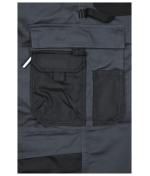Unisex Workwear Pants with Bib - STRONG - GRS & OCS Blended White/carbon 10437