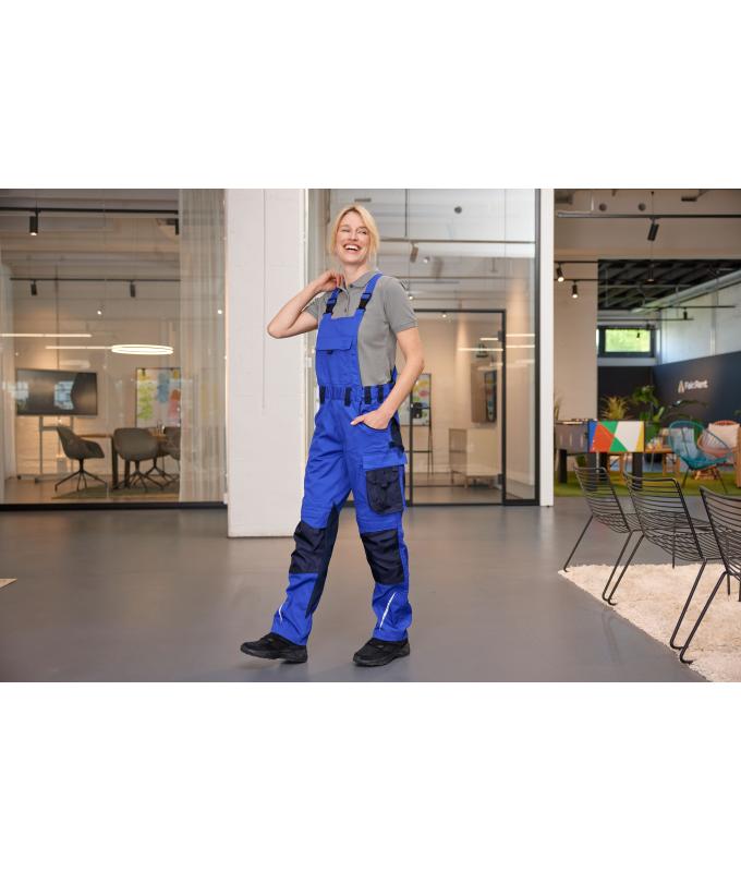 Unisex Workwear Pants with Bib - STRONG - GRS & OCS Blended White/carbon 10437