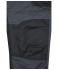 Unisex Workwear Pants with Bib - STRONG - Carbon/black 10437
