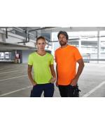 Men Men's Signal Workwear T-Shirt Neon-yellow 10452