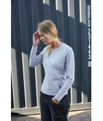 Damen Ladies' Workwear-Long-Sleeved-T OCS Blended Lime-green 10525