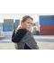 Damen Ladies' Padded Hybrid Jacket Royal-melange/navy 10529