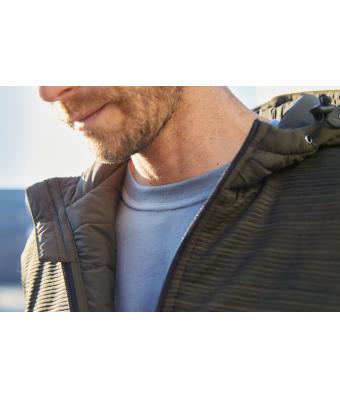 Men Men's Padded Hybrid Jacket Royal-melange/navy 10530