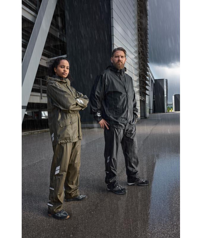 Unisex Worker Rainjacket Black 10535