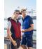 Damen Ladies' Padded Hybrid Vest Red-melange/black 10532