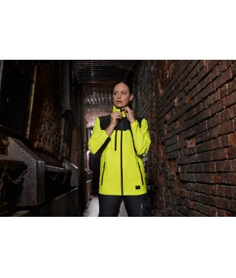 Unisex Signal-Workwear Jacket Neon-yellow/black 11164