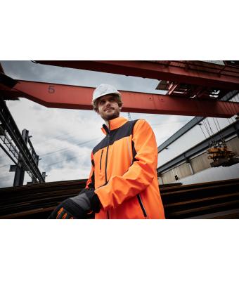 Unisex Signal-Workwear Jacket Neon-orange/black 11164