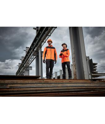 Unisex Signal-Workwear Jacket Neon-yellow/black 11164