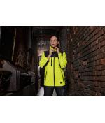 Unisex Signal-Workwear Jacket Neon-yellow/black 11164