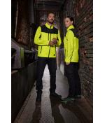 Unisex Signal-Workwear Jacket Neon-yellow/black 11164