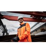 Unisex Signal-Workwear Jacket Neon-yellow/black 11164