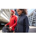 Damen Ladies' Stretchfleece Jacket White/carbon 11478