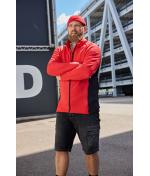 Herren Men's Stretchfleece Jacket Red/black 11479