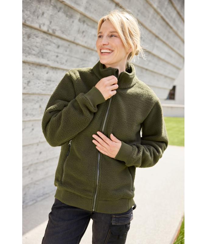 Unisex Sherpa Jacket RCS Olive 11480