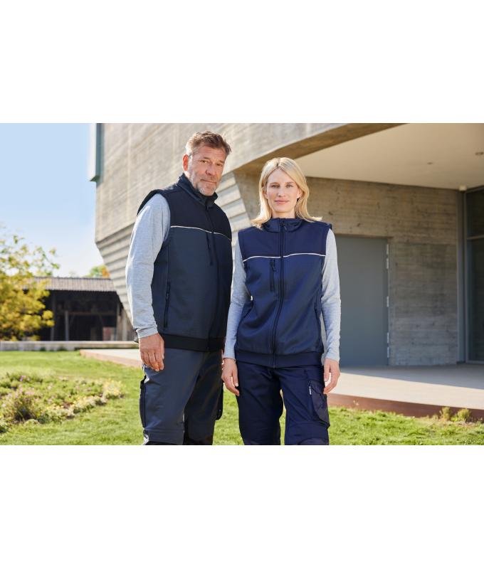 Unisex Hybrid Workwear Vest Navy/navy 11485