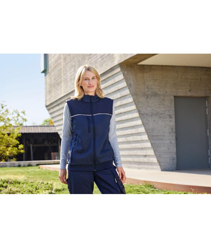 Unisex Hybrid Workwear Vest Carbon/black 11485