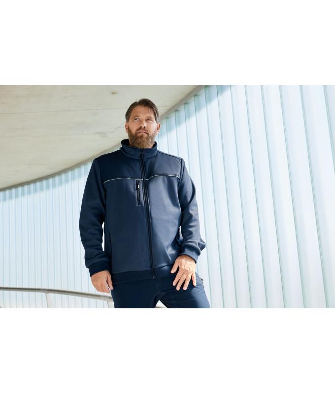 Unisex Hybrid Workwear Jacket Carbon/black 11486