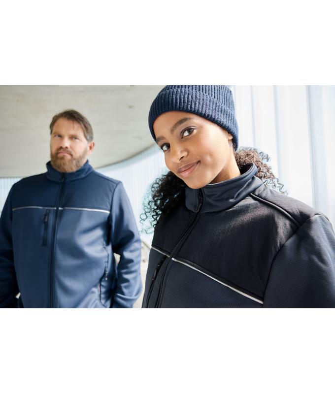 Unisex Hybrid Workwear Jacket Carbon/black 11486