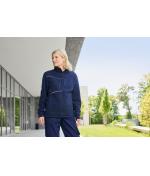 Unisex Fleece Jacket - Corduroy Look Navy 11799
