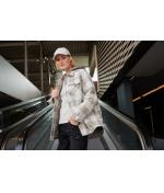 Unisex Workwear Check Shirt Jacket Industrial-green/foggy-grey 12008