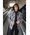 Unisex Workwear Check Shirt Jacket Black/metal-grey 12008