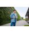 Unisex Workwear Knitted Fleece Jacket Steel-blue-melange/nature 12032