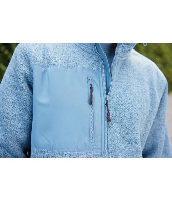 Unisex Workwear Knitted Fleece Jacket Cement-melange/nature 12032