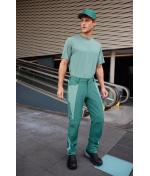 Unisex Workwear Pants (All-Season) 4-Way Stretch Industrial-green/foggy-green 12029